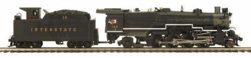 MTH 20-3197-2 Interstate 2-8-2 L-1 Mikado Steam w/PS 2
