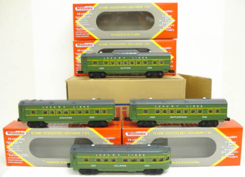 Williams STR02710 Luxury Lines Streamliner 4-Car Set NIB