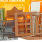 Lionel 6-12931 O Scale Electrical Substation Building Kit MT/Box