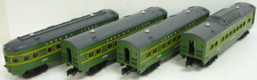 Williams STR02710 Luxury Lines Streamliner 4-Car Set NIB