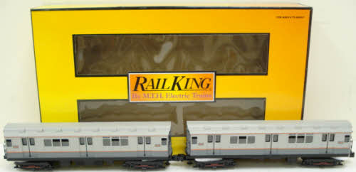 MTH 30-2373-3 O MTA World's Fair R-12 Subway Add-On Non Powered Set (Set of 2)