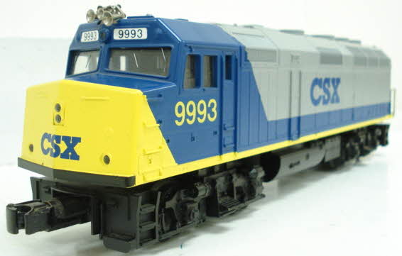 MTH 30-4034-1 CSX RailKing F40PH O Gauge Diesel Train Set w/PS2 MT/Box