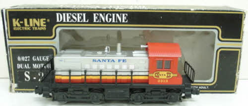 K-Line K-2313 O Gauge Santa Fe S-2 Switcher Diesel Locomotive #2313 LN/Box