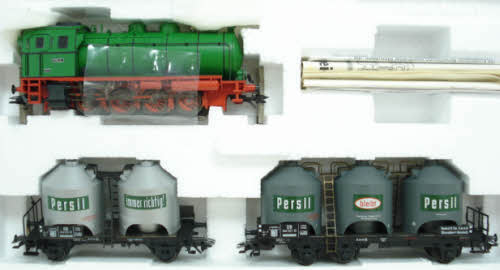 Marklin 26504 Henkel Fireless HO Gauge Steam Freight Train Set LN/Box