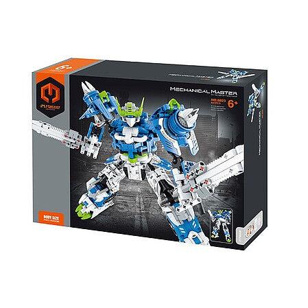Qihui 6823 IM.Master Mecha Blue Fire Gunner Building Block Kit