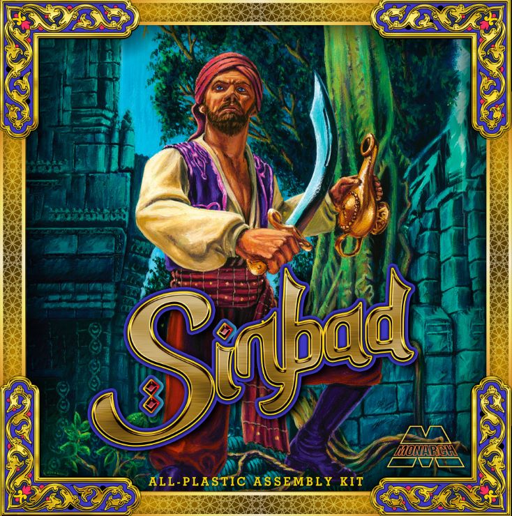Monarch Model Company MMK201 1:8 Sinbad The Sailor Figure Plastic Model Kit