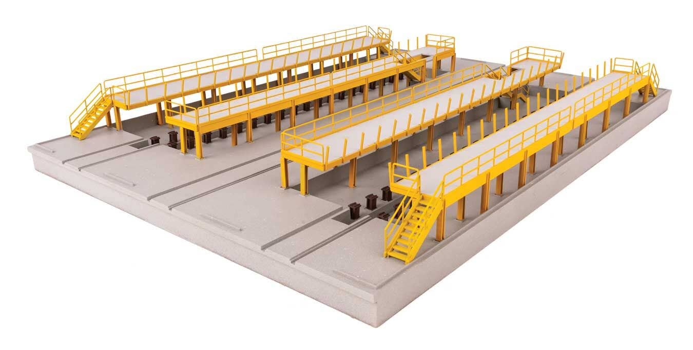 Walthers 933-3908 HO Modern Diesel Shop Building Kit