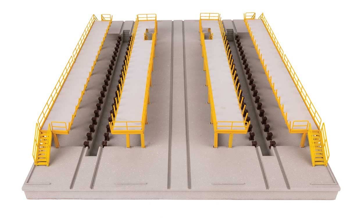 Walthers 933-3908 HO Modern Diesel Shop Building Kit