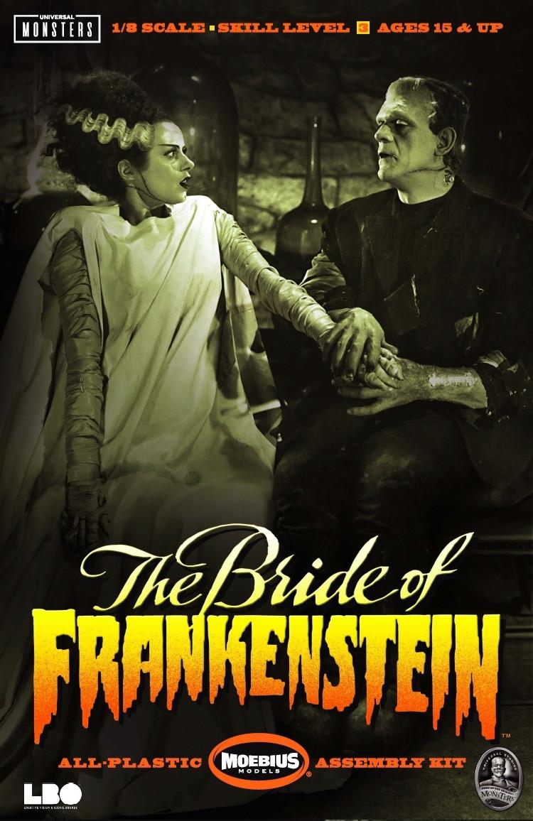 Moebius Models 983 1:8 The Bride of Frankenstein Plastic Figure Kit