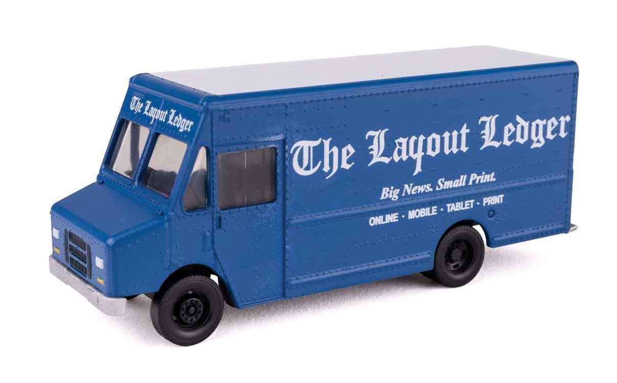 Walthers 949-12113 HO The Layout Ledger Morgan Olson Route Star Van
