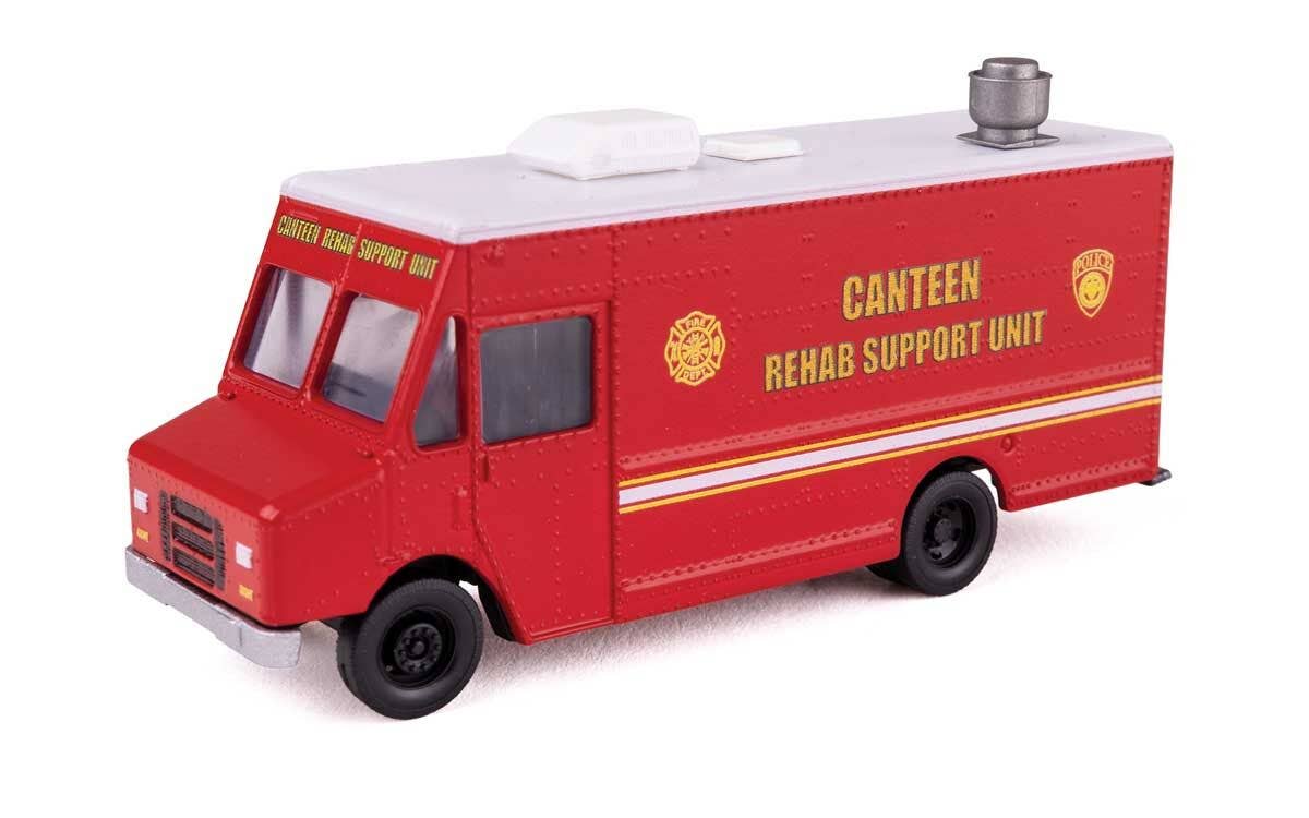Walthers 949-12116 HO Fire Dept Canteen Morgan Olson Route Star Van