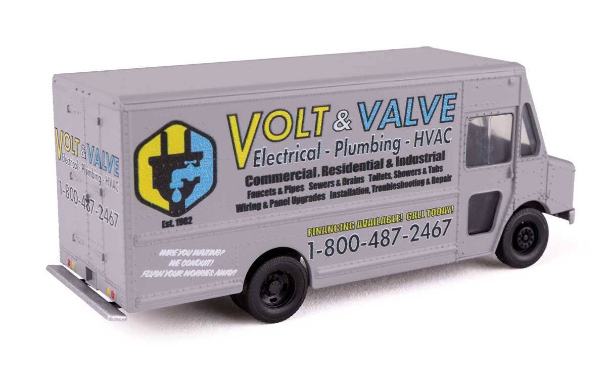Walthers 949-12118 HO Volt & Valve Morgan Olson Route Star Van