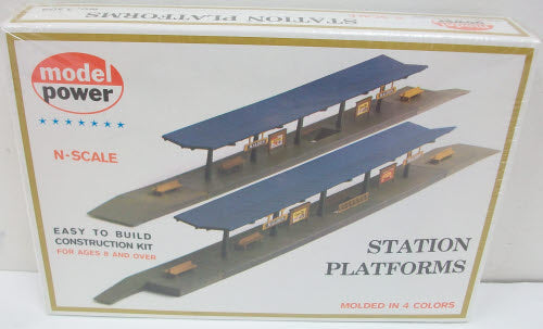 Model Power 1508 N Scale Station Platforms Building Kit