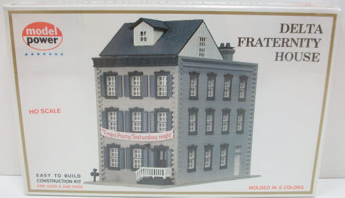 Model Power 456 HO Scale Delta Fraternity House Building Kit