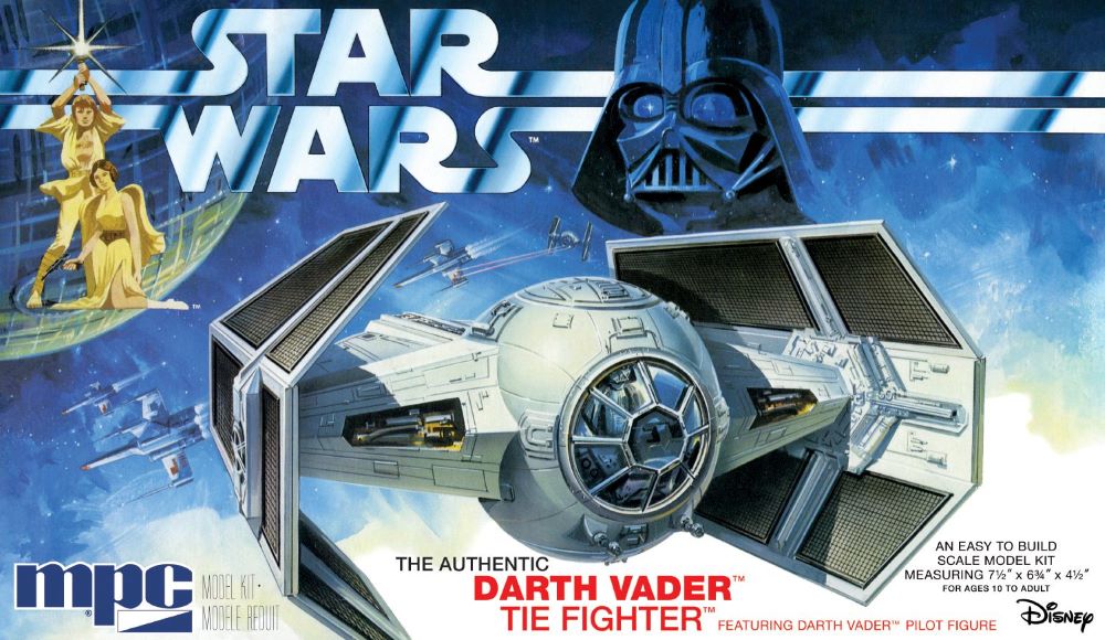 MPC 952 1:32 Star Wars: A New Hope Darth Vader Tie Fighter Plastic Model Kit