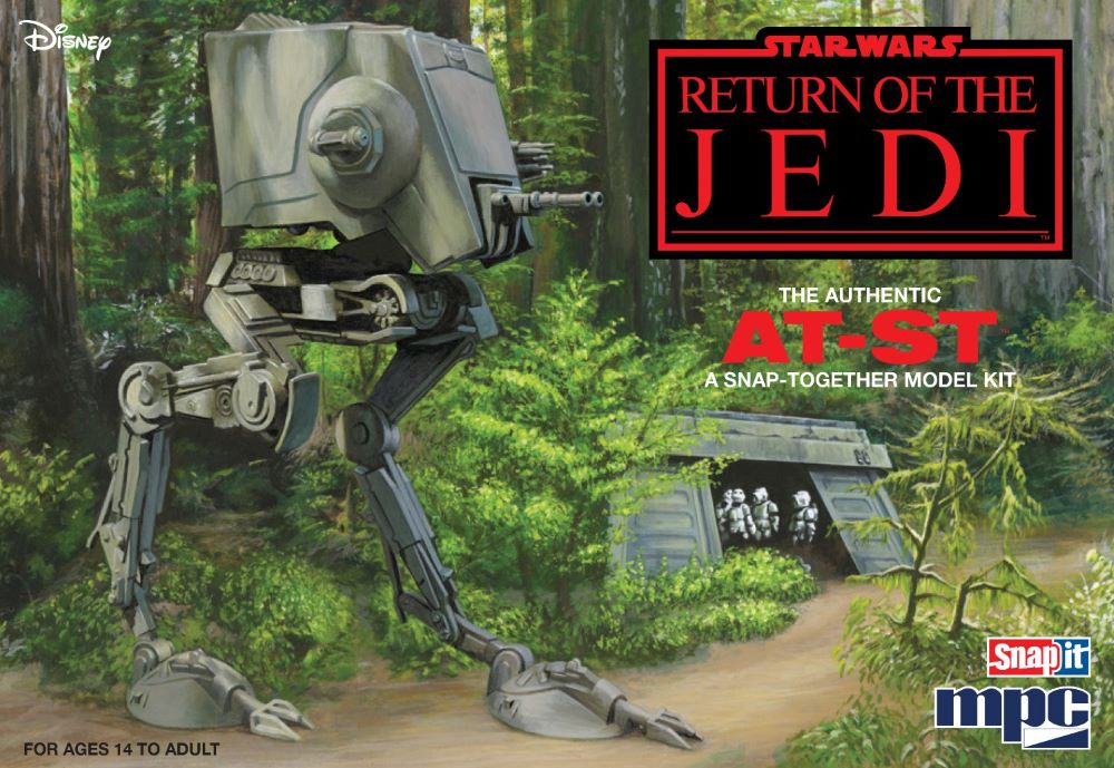 MPC 966 1:100 Star Wars: Return of the Jedi AT-ST Walker Plastic Model Kit