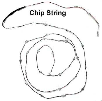 Evan Designs UFM12 12-19V 12 Lights Multicolor Flashing LED Chip Light String