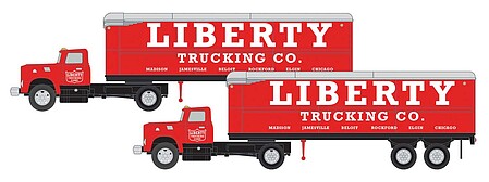 Classic Metal Works 51204 N Mini Metals Liberty Tractors/Trailers (Pack of 2)