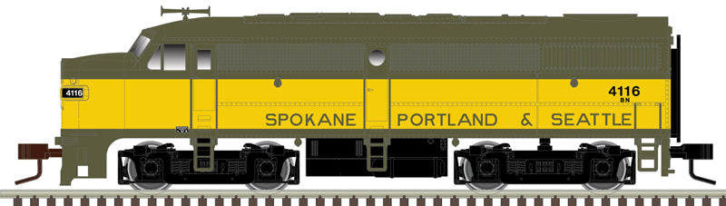 Atlas 40005053 N Burlington Northern ex-SP&S Silver Series FA-1 Locomotive #4118