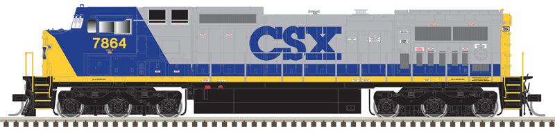 Atlas 10004507 HO CSX Gold DASH 8-40C Diesel Locomotive #7886
