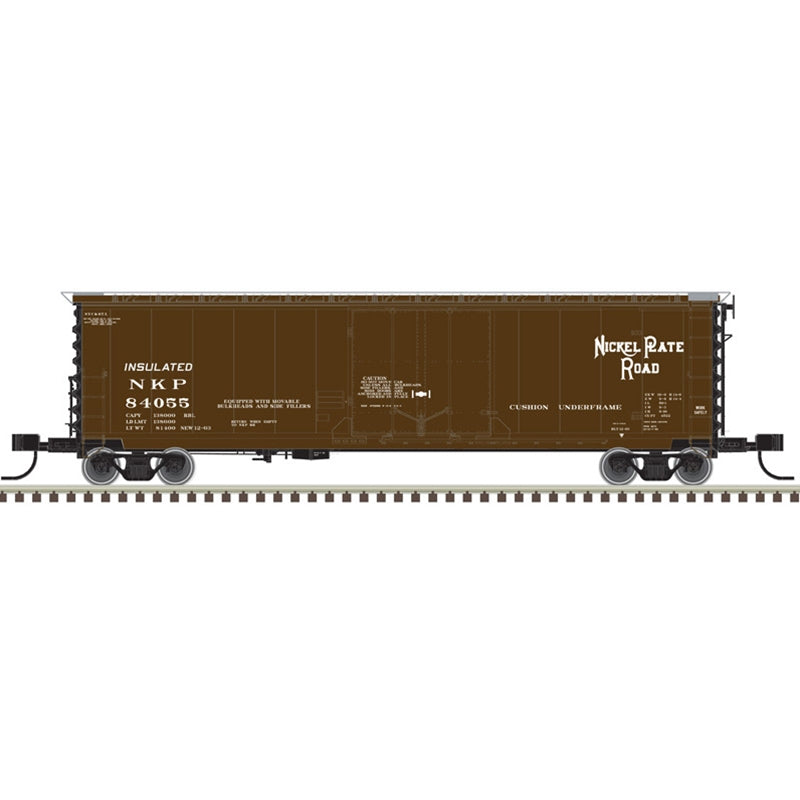 Atlas 50005698 N Nickel Plate Road RTR 50' GA RBL Plug-Door Boxcar #84055