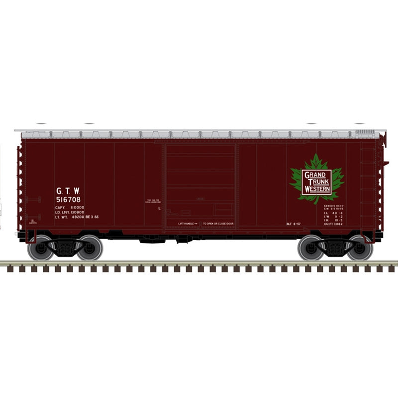Atlas 50007364 N Grand Trunk Western 40' PS-1 Boxcar #516708