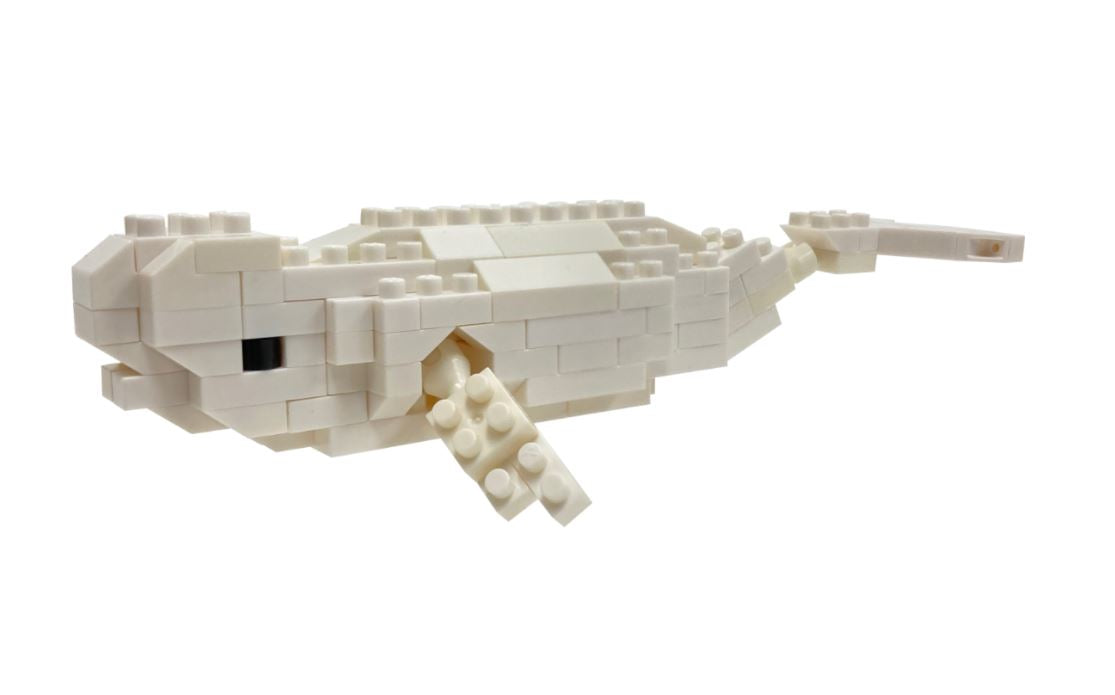 Nanoblock 22155 Nanoblock Collection Series Sea Friends Beluga Whale