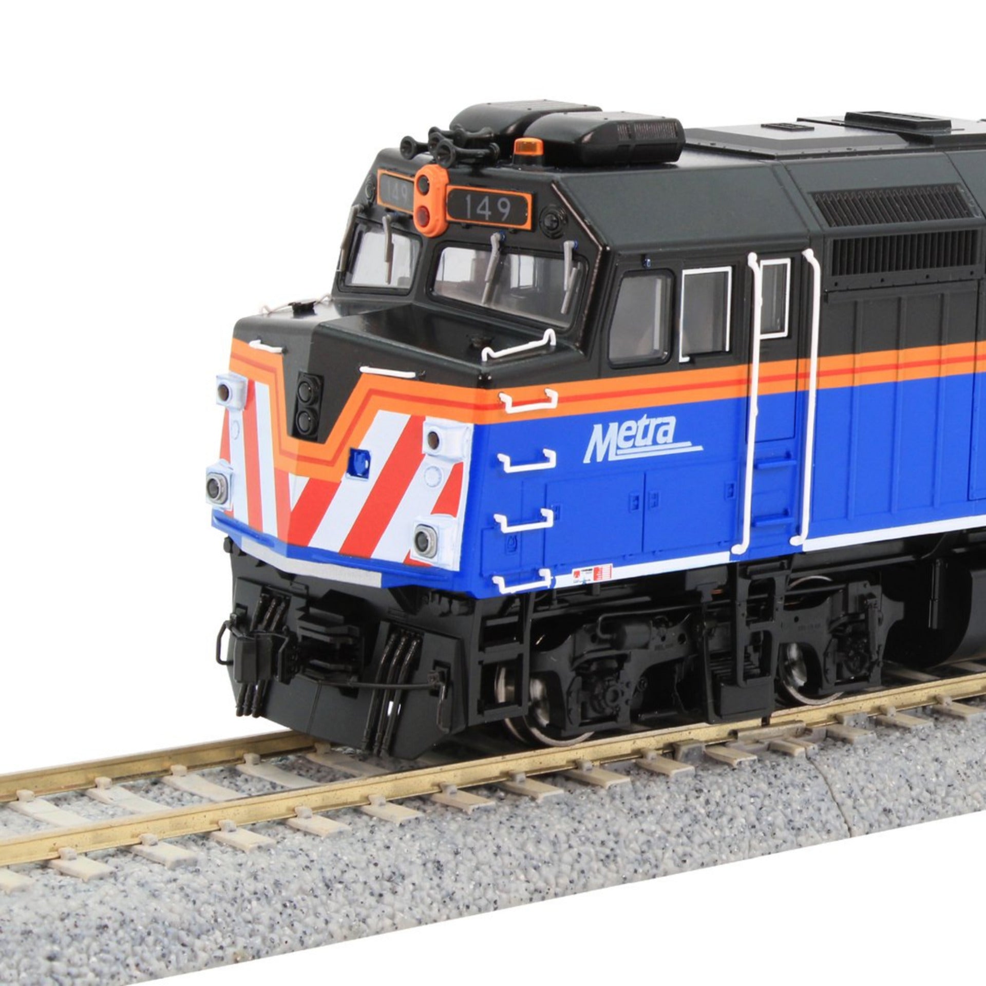 Kato 37-6575-DCC HO Chicago Metra F40PH Diesel Locomotive with DCC #149