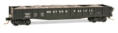 Micro-Trains 04600050 N WP 50' Fishbelly Side Gondola w/Drop Ends & Load #6611 LN/Box