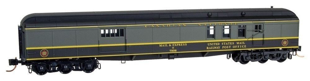 Micro-Trains 14800150 N Canadian National 70' Heavyweight Mail Baggage Car #7806