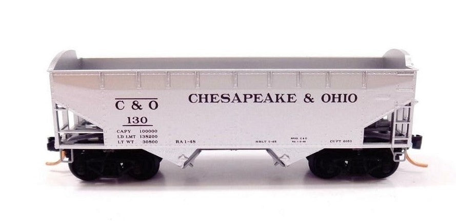 Micro-Trains 08600030 N Chesapeake & Ohio 33' Offset Side Twin Bay Hopper #130  LN/Box