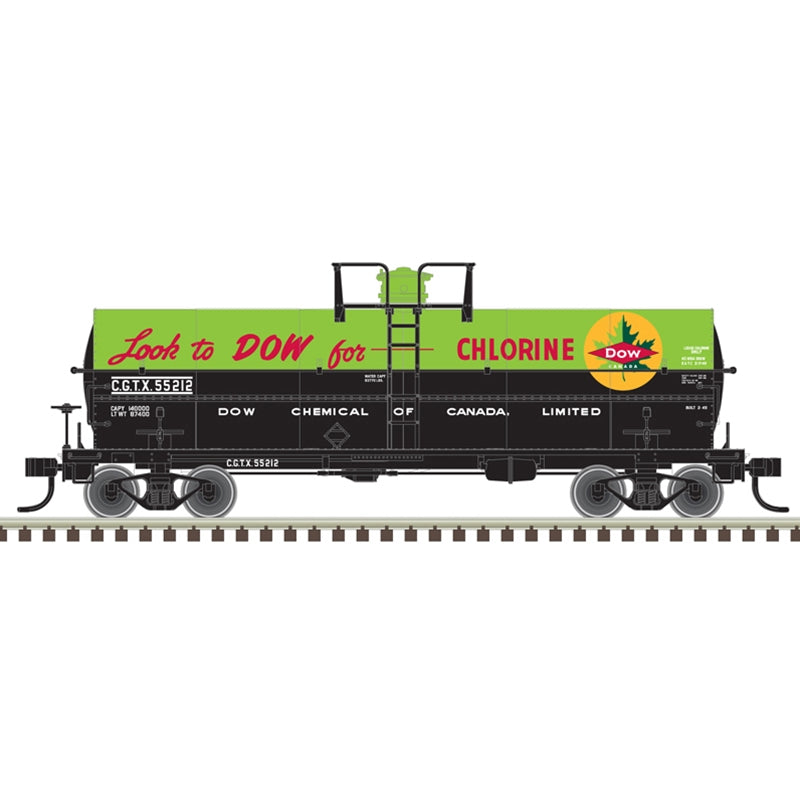Atlas 3005521 O Dow Canada 3-Rail 11k Gallon Tank Car