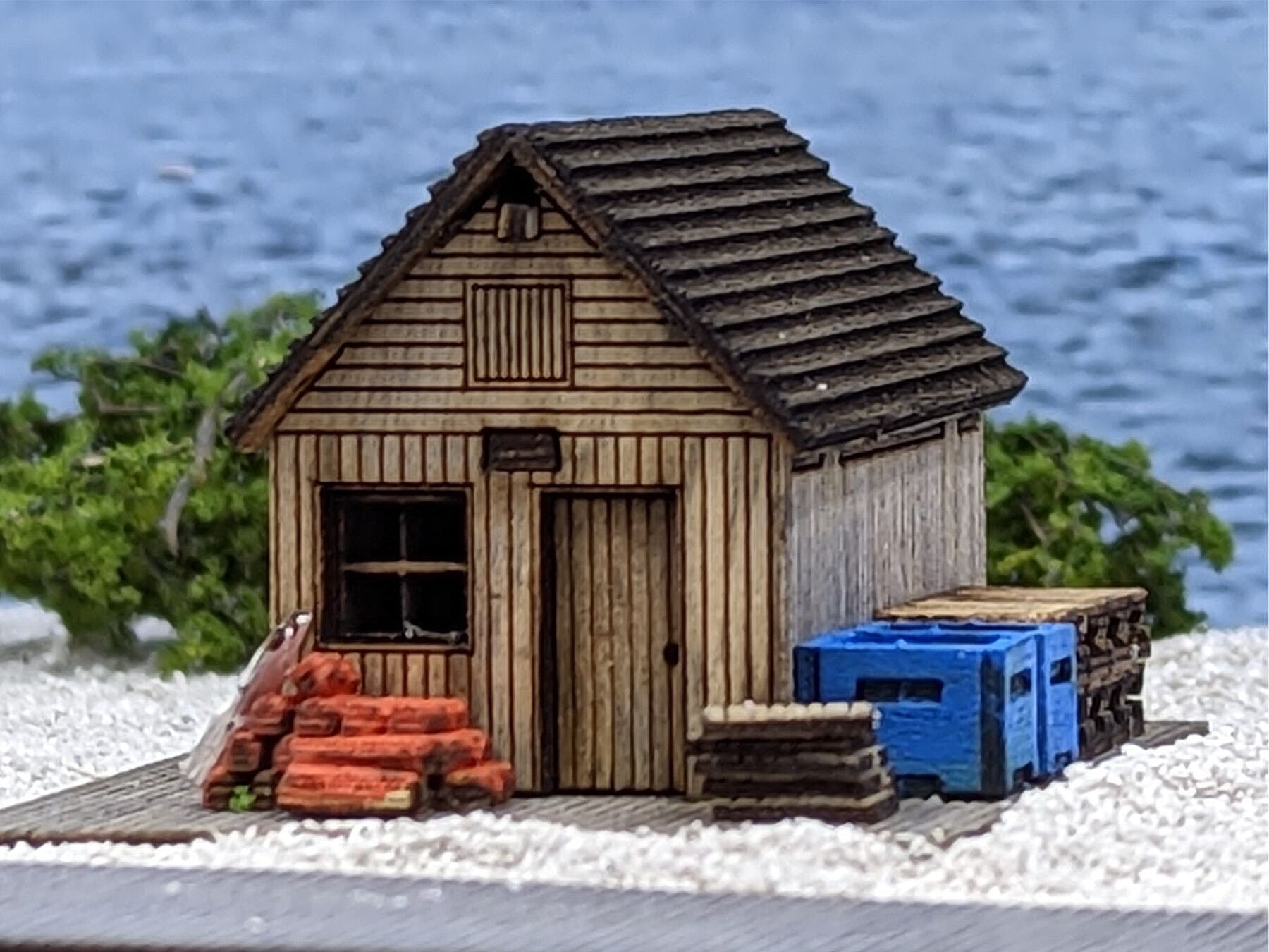 Osborn Model Kits 3125 N Lobster Fishing Equipment Shed