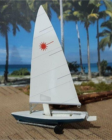 Osborn Model Kits 3129 N Laser Dinghy Sailboat Kit