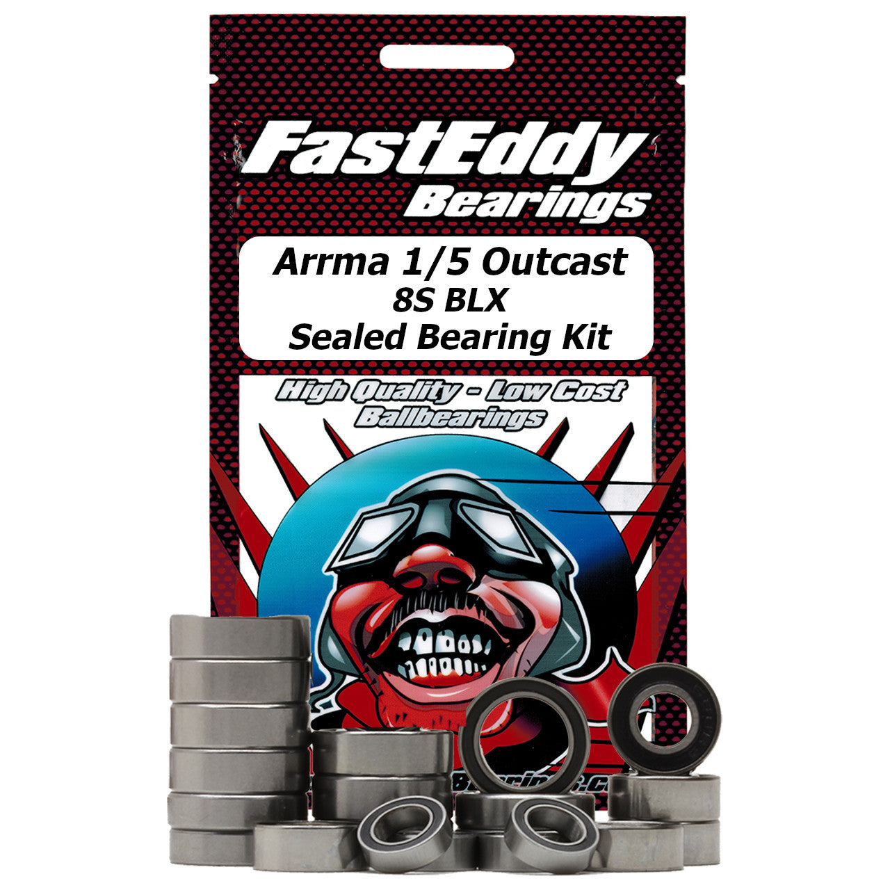 FastEddy TFE6187 1:5 Arrma Outcast 8S BLX Sealed Bearing Kit