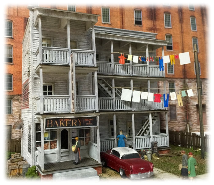 Bar Mills 0572 HO O'Doul's Flop House Building Kit