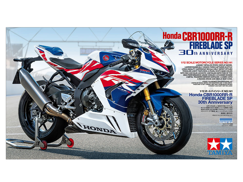 Tamiya 14141 1:12 Honda CBR1000RR-R Fireblade SP 30th Anniversary Model Kit