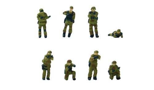 TomyTec 319191 N People of Survival Game Team A Figure (Set of 8)