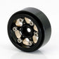 Power Hobby PHSCX24110 1:24 Axial SCX24 1.0" Black Brass Beadlock Crawler Wheels