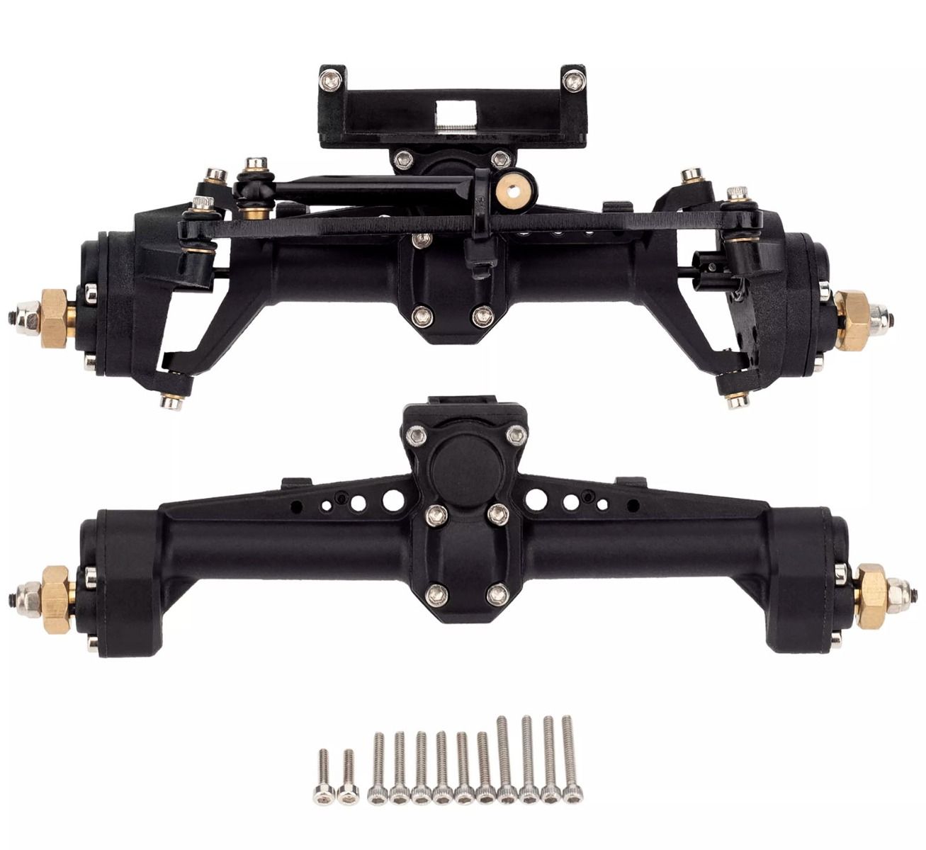 Power Hobby PHBSCX24761 Axial SCX24 Jeep C10 Bronco Front Rear Portal Axle