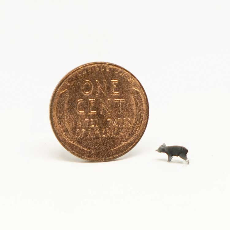 All Scale Miniatures 1600807 N Pigs with Assorted Colors (Set of 5)