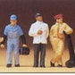 Preiser 10018 HO US Railway Personnel and Policeman Figures (Set of 5)