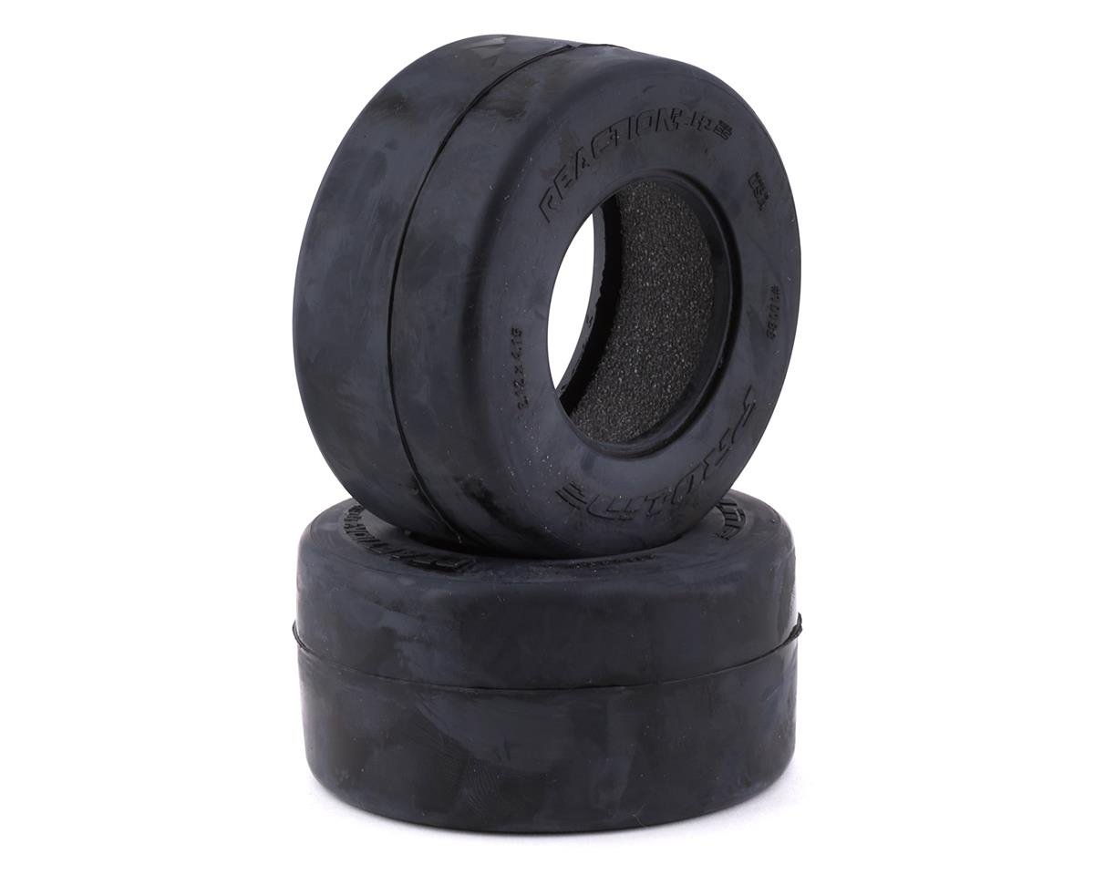 Pro-Line Racing 10188-203 Reaction+ HP Belted Wide Drag Slick Rear Tires