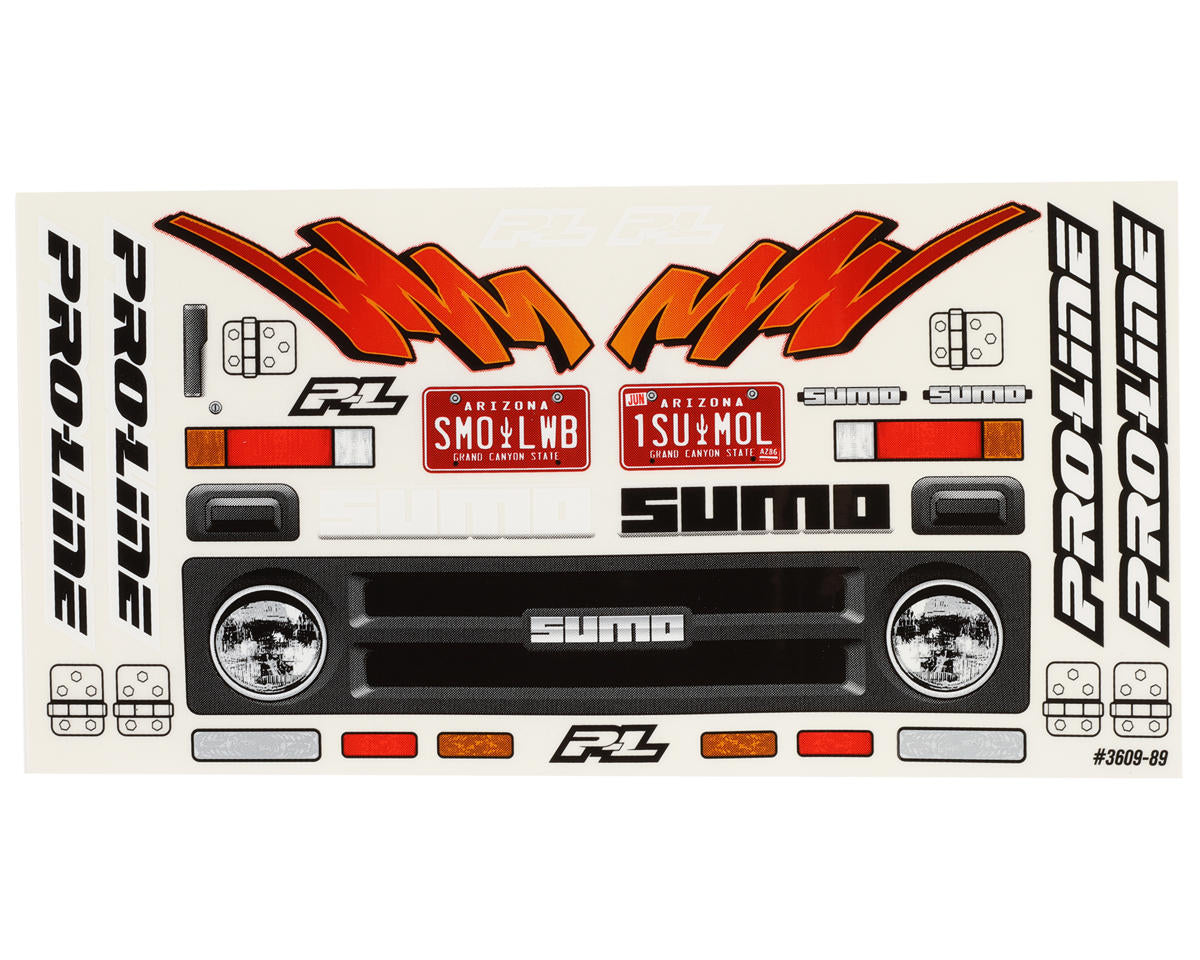 Pro-Line Racing 3609-00 Sumo L 12.3" Rock Crawler Clear Body