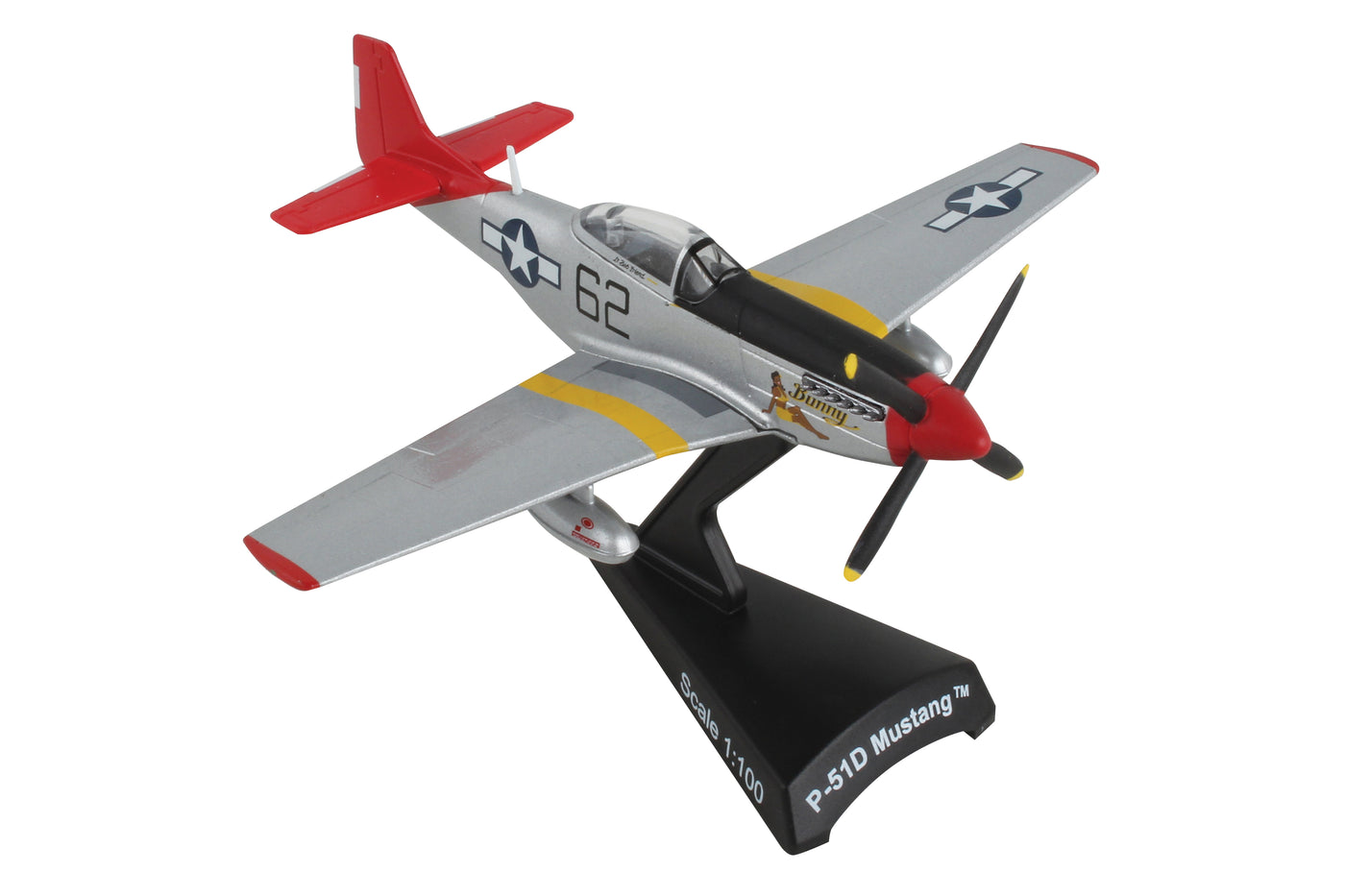 Daron Worldwide Trading PS5342-11 1:100 P-51D Mustang "Bunny" Aircraft