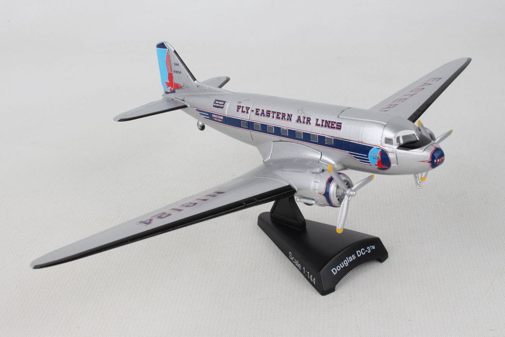 Daron Worldwide Trading PS5559-3 1:144 Fly Eastern Airlines DC-3 Aircraft