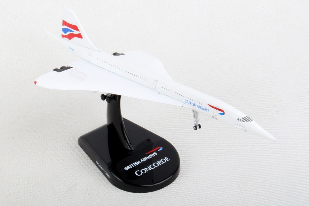 Daron Worldwide Trading PS5800-2 1:350 British Airways Concorde Aircraft