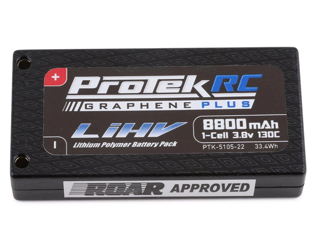 Protek RC 510522 1S 130C Low IR Si-Graphene + 3.8V/8800mAh HV LiPo Battery