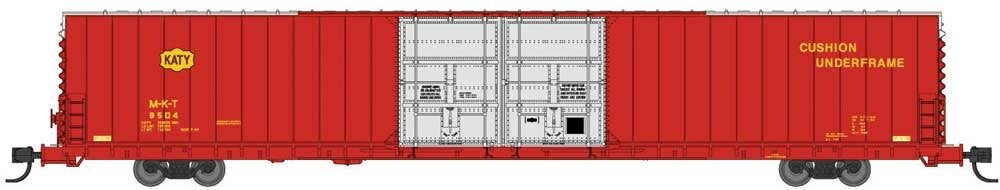 Bluford Shops 86790 N M-K-T PS 86' Auto Parts Double-Door Boxcar RTR #8504