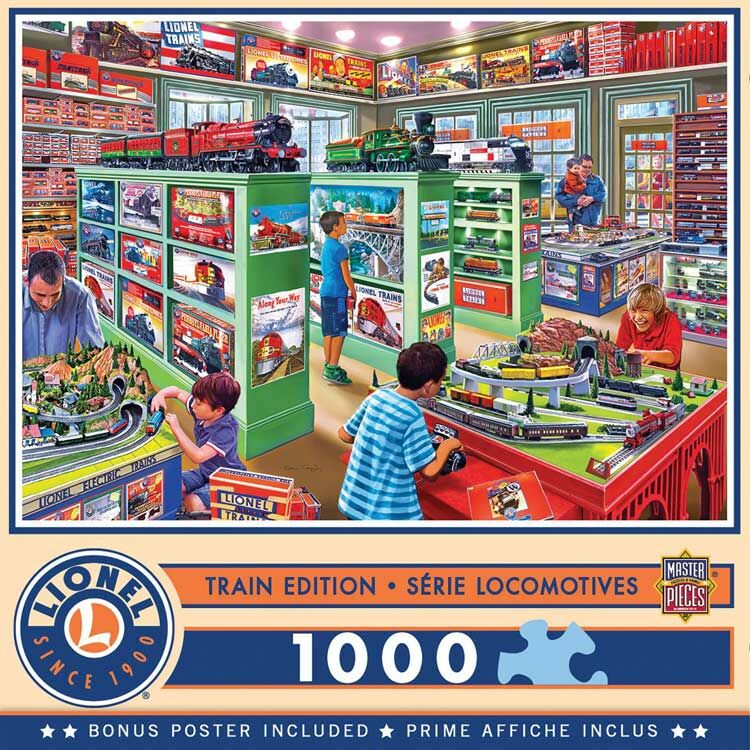 Train Enthusiast Vendors 720304 Lionel Trains - The Lionel Store Puzzle